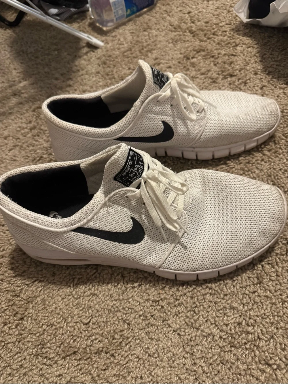 Nike Mens SB Janowski Free White/Black
